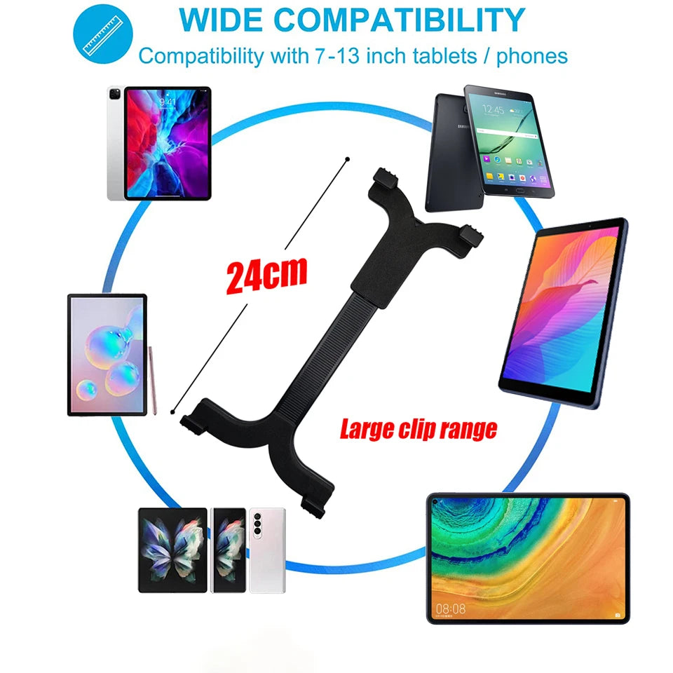 Car Tablet Holder Long Arm Suction Cup Mount for iPad Pro Air 7-13'' Xiaomi Tablet SUV Truck Vehicle Lift Uber Windshield Window