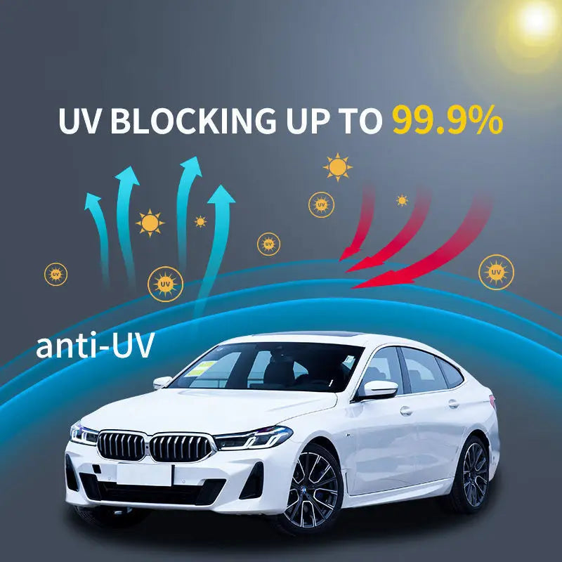 50cmx3/10m Car Window Tint Film Privacy Vinyl Foils Sunshade Stickers Windows Cover Protector Glass UV Sun For Cars Solar Shade